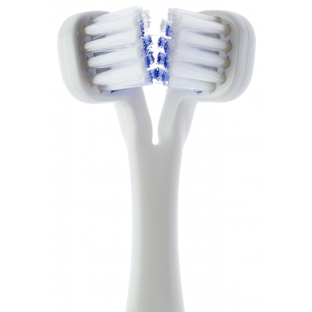 Зубная щетка Dr. Barman's Superbrush Special 1 Специальная Белая экстра-мягкая (7032572876533) изображение 3