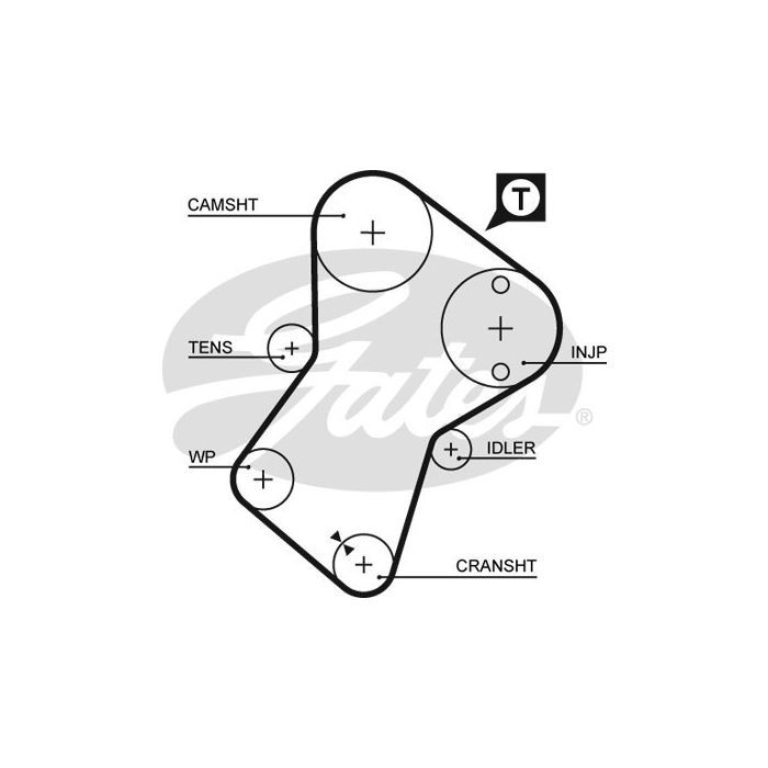 Ремень ГРМ Gates 5049XS