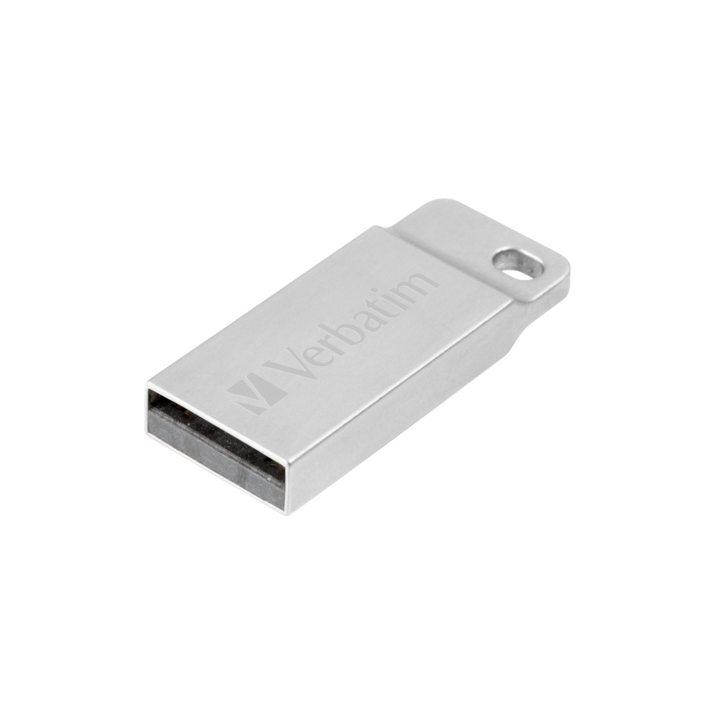 USB флеш накопитель Verbatim 64GB Metal Executive Silver USB 2.0 (98750) изображение 2