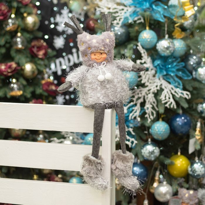 Новогодняя фигурка YES! Fun девочка новогодняя 37 см, серая (973607) изображение 2