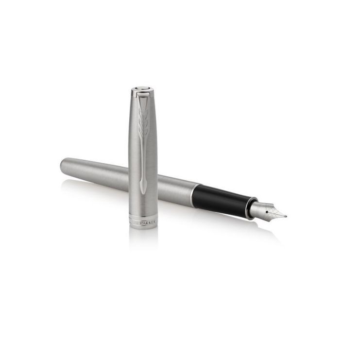 Ручка перьевая Parker SONNET 17 Stainless Steel CT  FP F (84 211) изображение 3