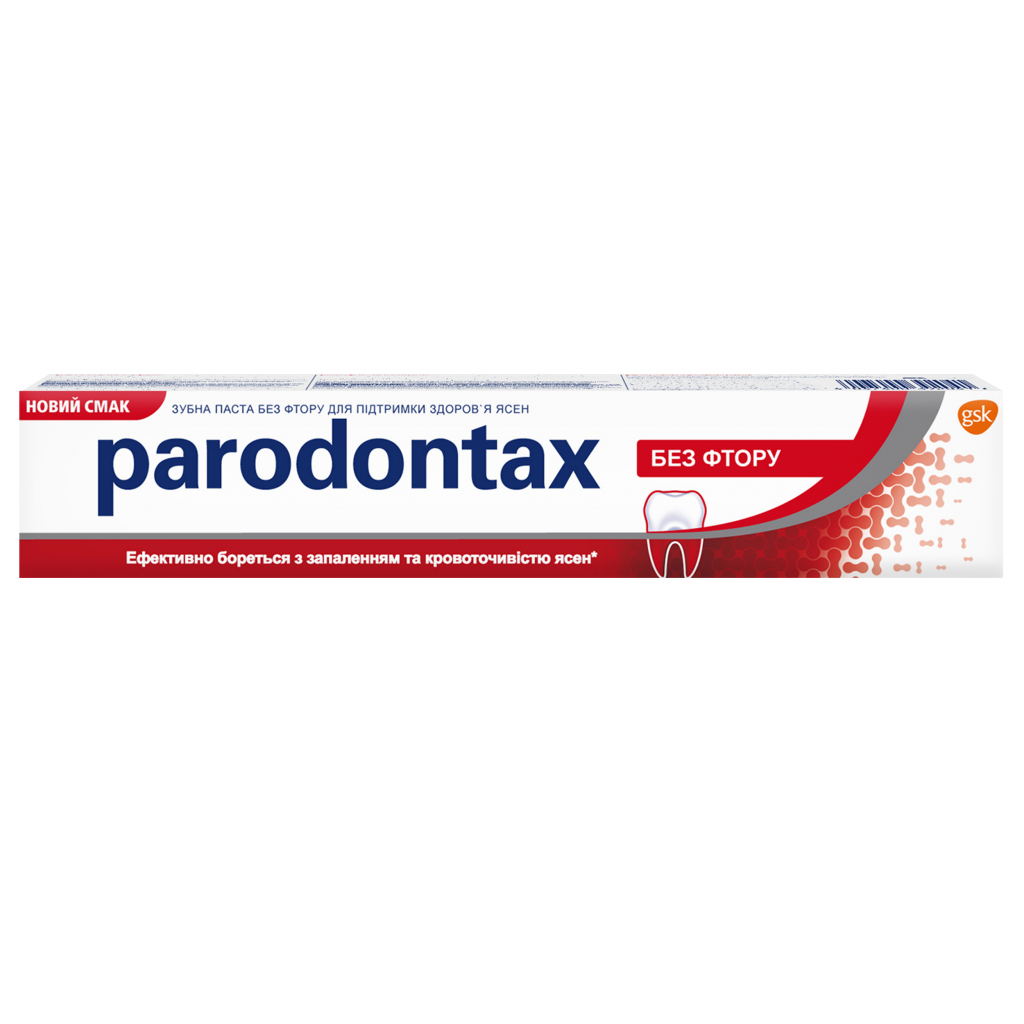 Зубная паста Parodontax Классик Без фтора 75 мл (4047400392041)