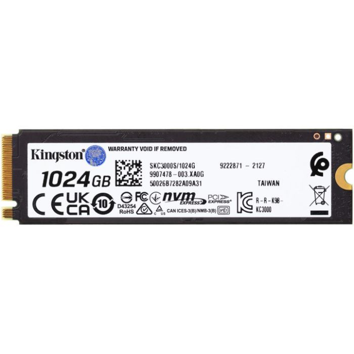 Накопитель SSD M.2 2280 2TB Kingston (SKC3000D/2048G) изображение 3