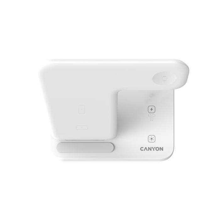 Зарядний пристрій Canyon WS-303 3in1 Wireless charger (CNS-WCS303W) зображення 4