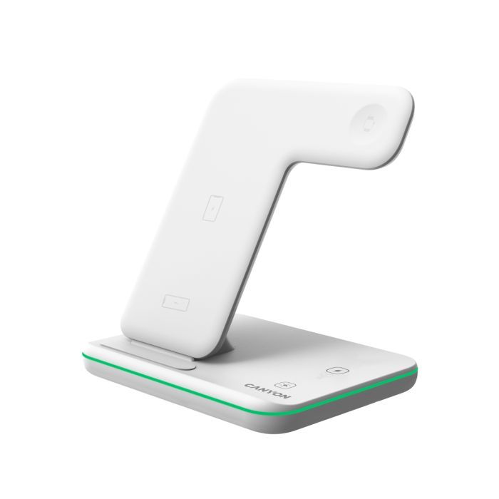 Зарядний пристрій Canyon WS-303 3in1 Wireless charger (CNS-WCS303W) зображення 5