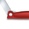 Кухонный нож Victorinox SwissClassic Foldable Paring 11 см Serrated Red (6.7831.FB) изображение 3