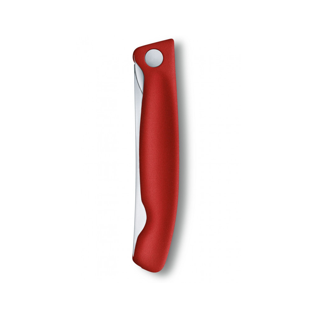 Кухонный нож Victorinox SwissClassic Foldable Paring 11 см Serrated Orange (6.7836.F9B) изображение 4