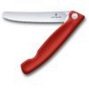 Кухонный нож Victorinox SwissClassic Foldable Paring 11 см Serrated Red (6.7831.FB)