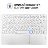 Клавиатура AirOn Easy Tap 2 з тачпадом та LED для Smart TV та планшета (4822352781089) изображение 4