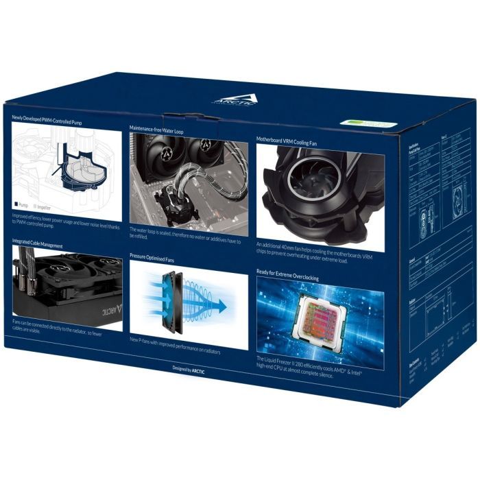 Система жидкостного охлаждения Arctic Liquid Freezer II 280 (ACFRE00066B) изображение 8
