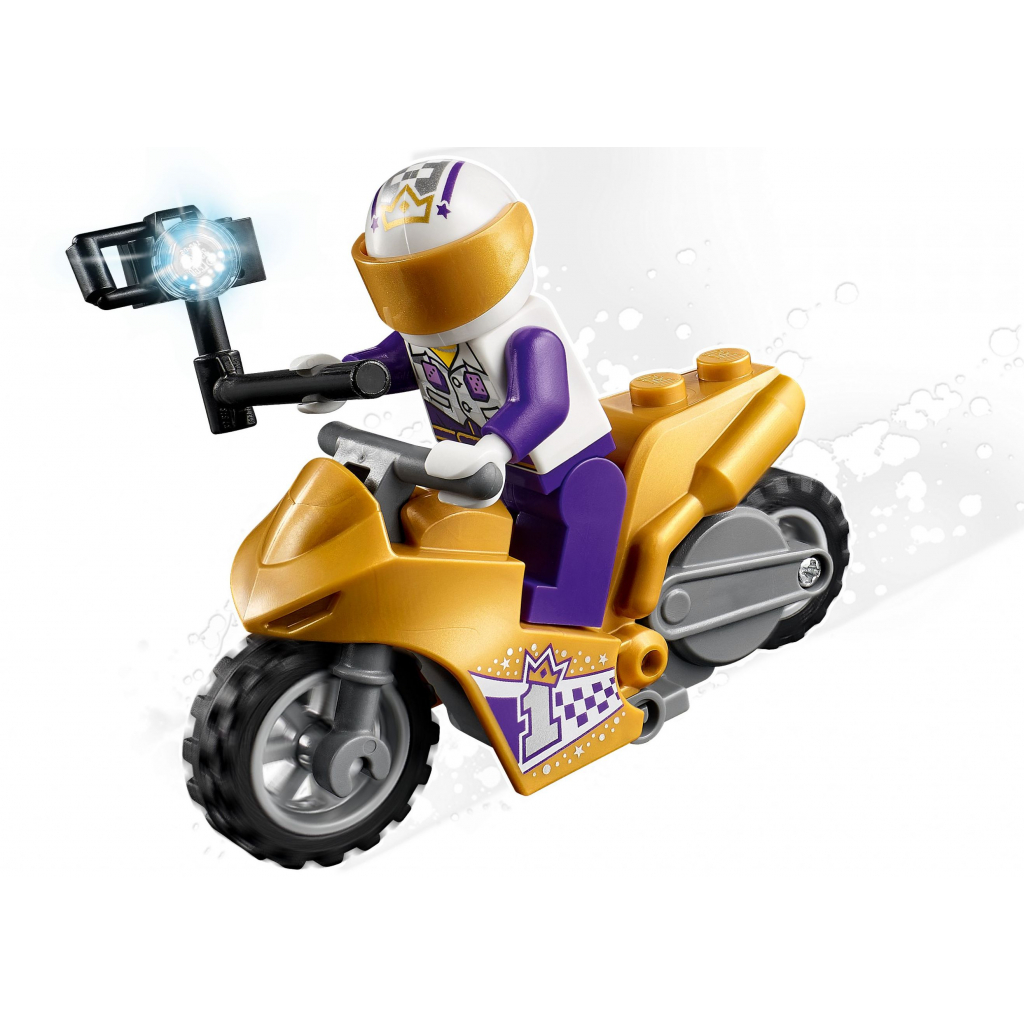 Конструктор LEGO City Stuntz Трюковий мотоцикл з екшн-камерою 14 деталей (60309) зображення 3