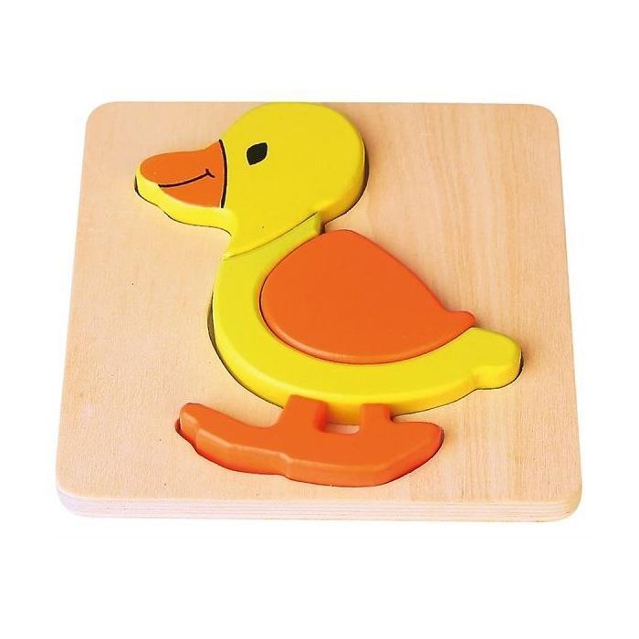 Розвиваюча іграшка Viga Toys міні-пазл Каченя (59929)