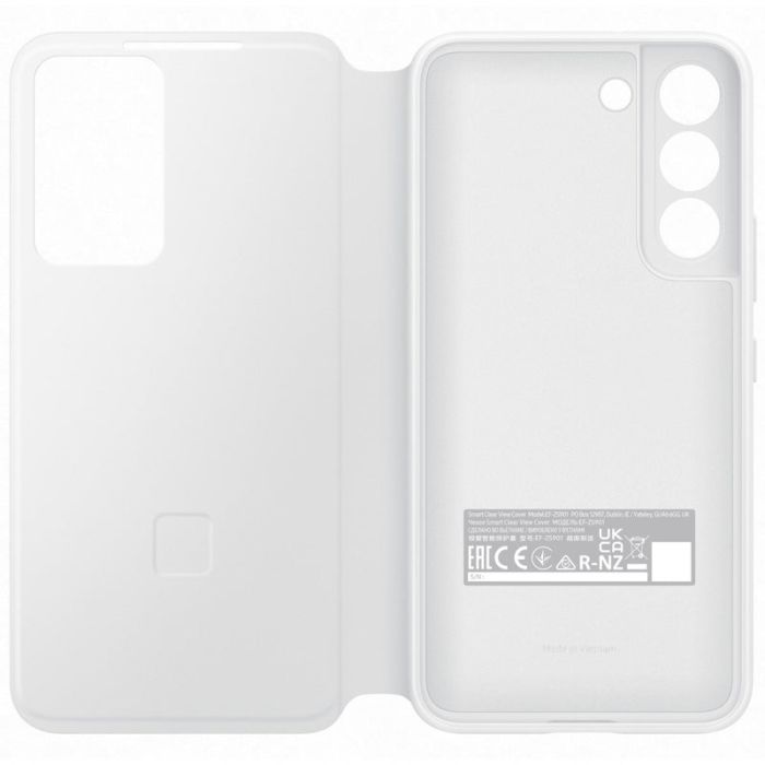 Чохол до мобільного телефона Samsung Smart Clear View Cover Galaxy S22 White (EF-ZS901CWEGRU) зображення 4
