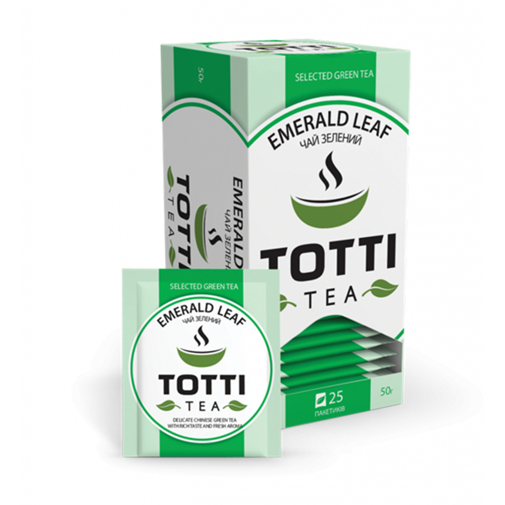 Чай TOTTI Tea 2г*25 пакет Изумрудный лист (tt.51501)