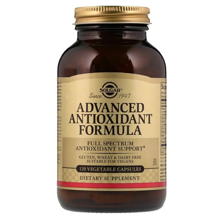 Антиоксидант Solgar Антиоксидантная Формула, Advanced Antioxidant Formula, 120 к (SOL-01035)