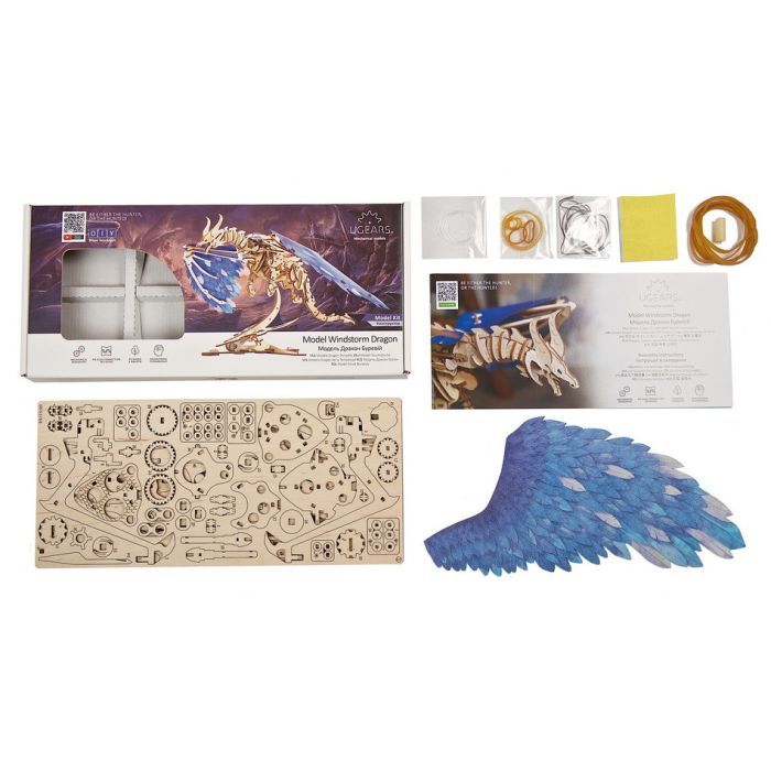 Конструктор Ugears Дракон Ураган (70151) изображение 8