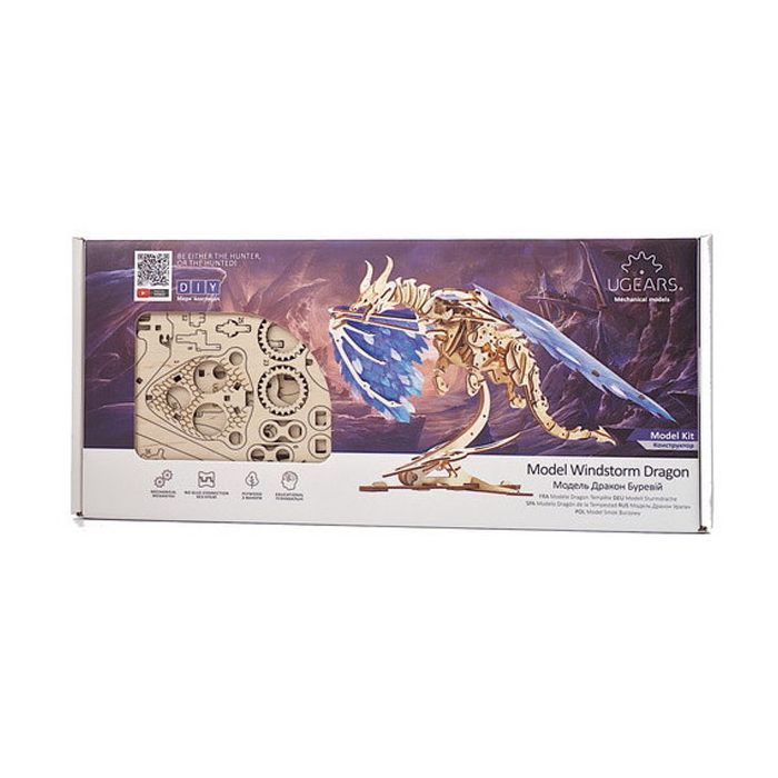 Конструктор Ugears Дракон Ураган (70151) изображение 9