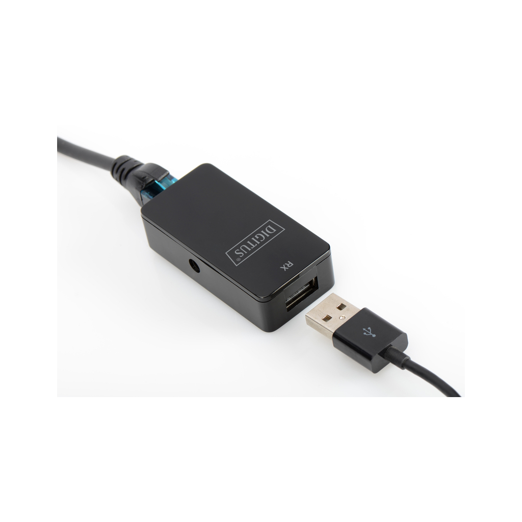 Адаптер USB 2.0 - UTP Cat5, 50m Digitus (DA-70141) зображення 3
