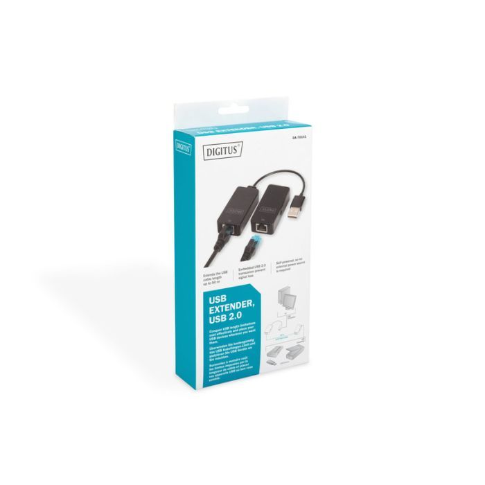Адаптер USB 2.0 - UTP Cat5, 50m Digitus (DA-70141) изображение 4