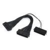 Переходник MB power connector splitter 24-pin, 0.3m Cablexpert (CC-PSU24-01)