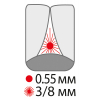 Щітки для міжзубних проміжків Paro Swiss Flexi Grip середні конічні Ø 3.0/8.0 мм 48 шт. (7610458610831) зображення 2