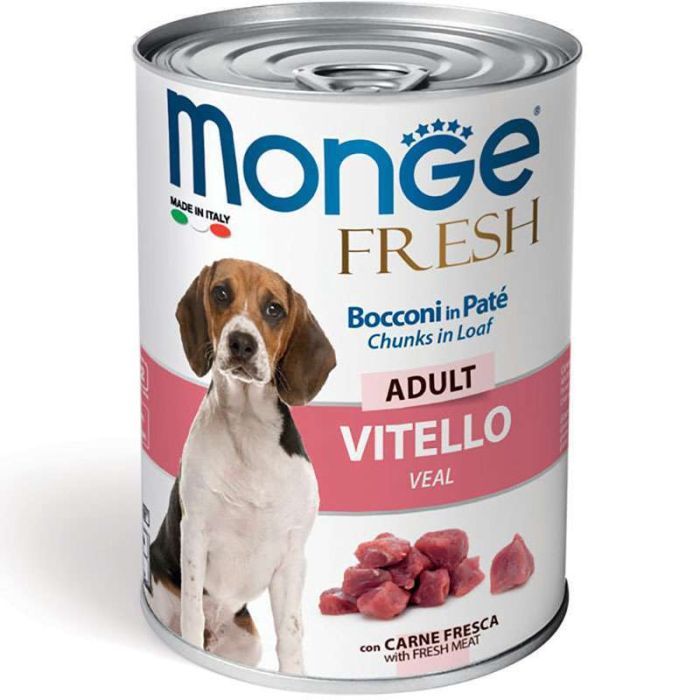 Консервы для собак Monge Dog Fresh телятина 400 г (8009470014458)