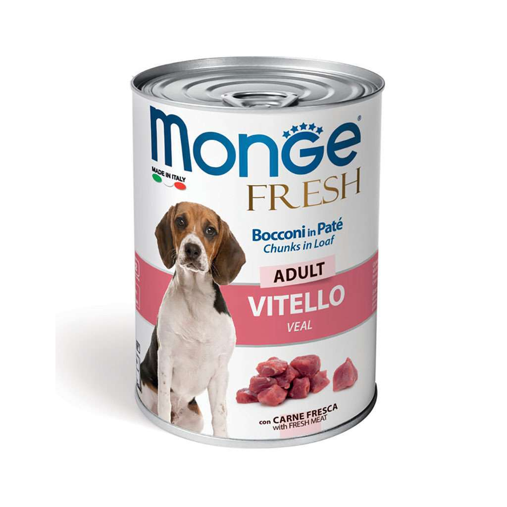 Консерви для собак Monge Dog Fresh телятина 400 г (8009470014458)