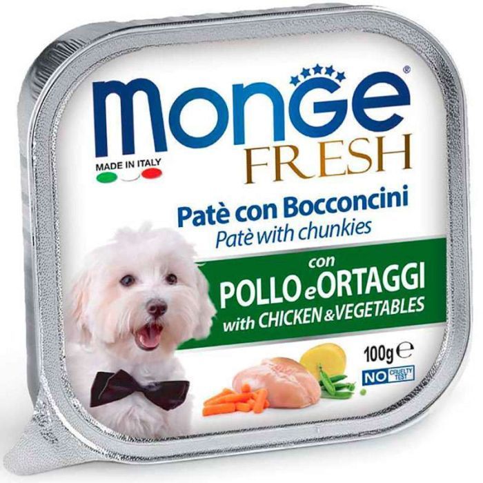Консервы для собак Monge DOG FRESH курица с овощами 100 г (8009470013031)