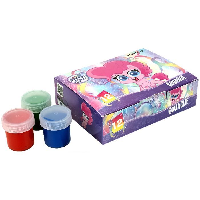 Гуашевые краски Kite My Little Pony 12 цветов (LP21-063) изображение 2