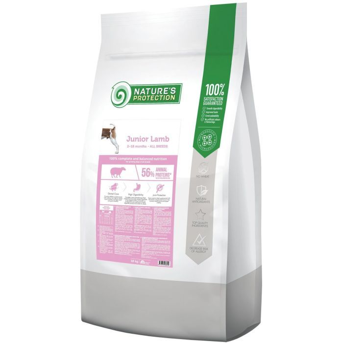 Сухой корм для собак Nature's Protection Junior Lamb All breeds 18 кг (NPB46034)