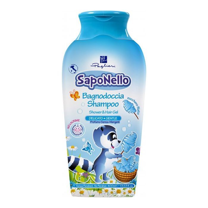 Детский шампунь SapoNello Doccia Сладкая вата 400 мл (8001280013515)
