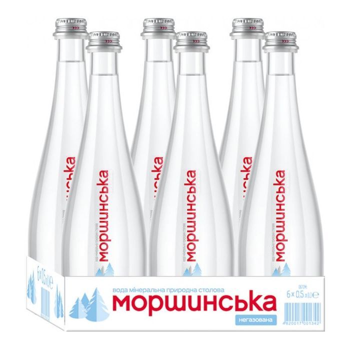 Мінеральна вода Моршинська Преміум 0.5 н/газ скл. (4820017000369) зображення 2