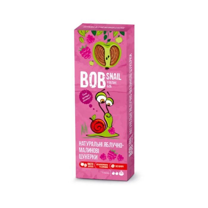Конфета Bob Snail Улитка Боб Яблочно-Малиина 30 г (4820162520309)