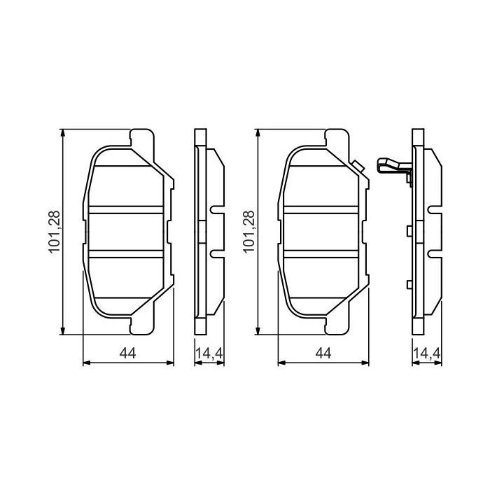 Тормозные колодки Bosch 0 986 495 358 изображение 5