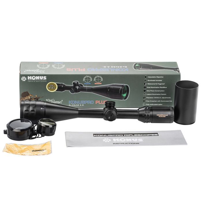Оптический прицел Konus KonusPro-Plus 6-24x50 30/30 IR AO (7274) изображение 3