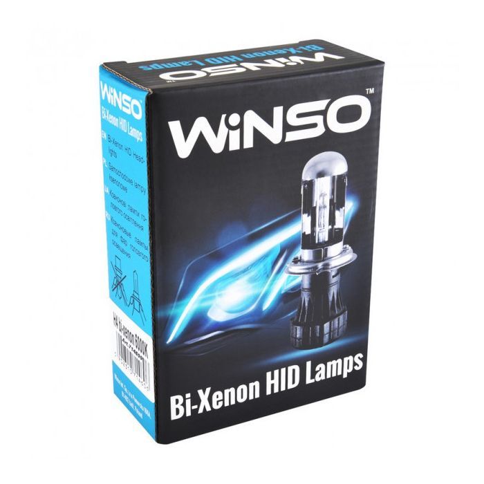 Автолампа WINSO H4 6000K, 85V, 35W P43t-38 (744600) изображение 5