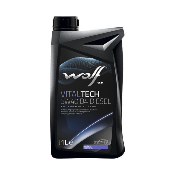 Моторное масло Wolf VITALTECH 5W40 B4 DIESEL 1л (8333903)