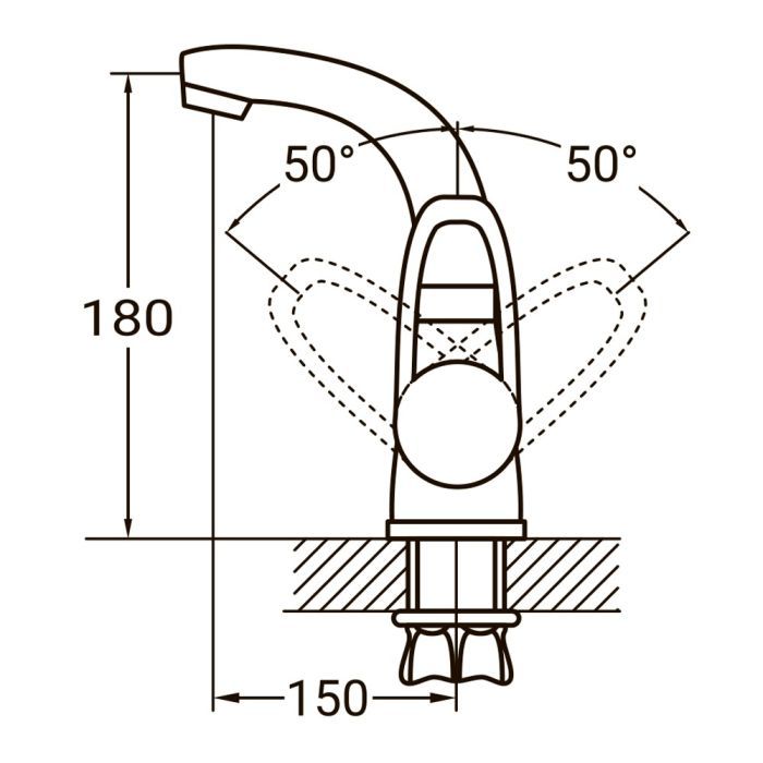 Смеситель AQUATICA HL-1A230C изображение 4