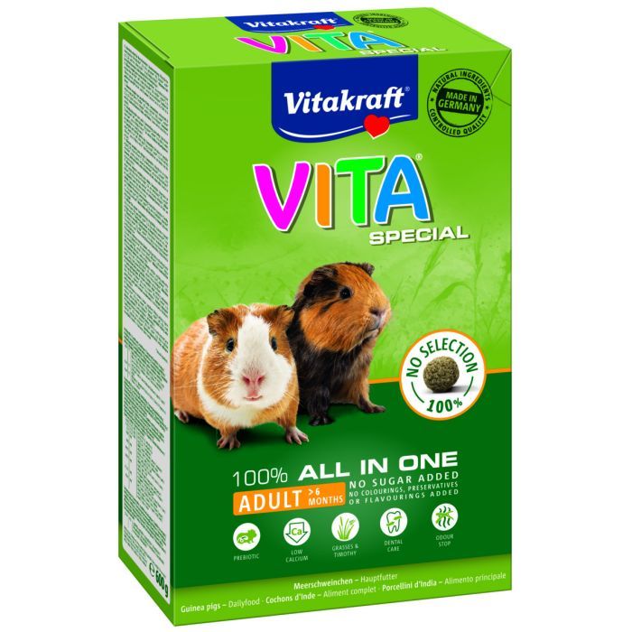 Корм для грызунов Vitakraft Vita Special для морских свинок 600 г (4008239253118)
