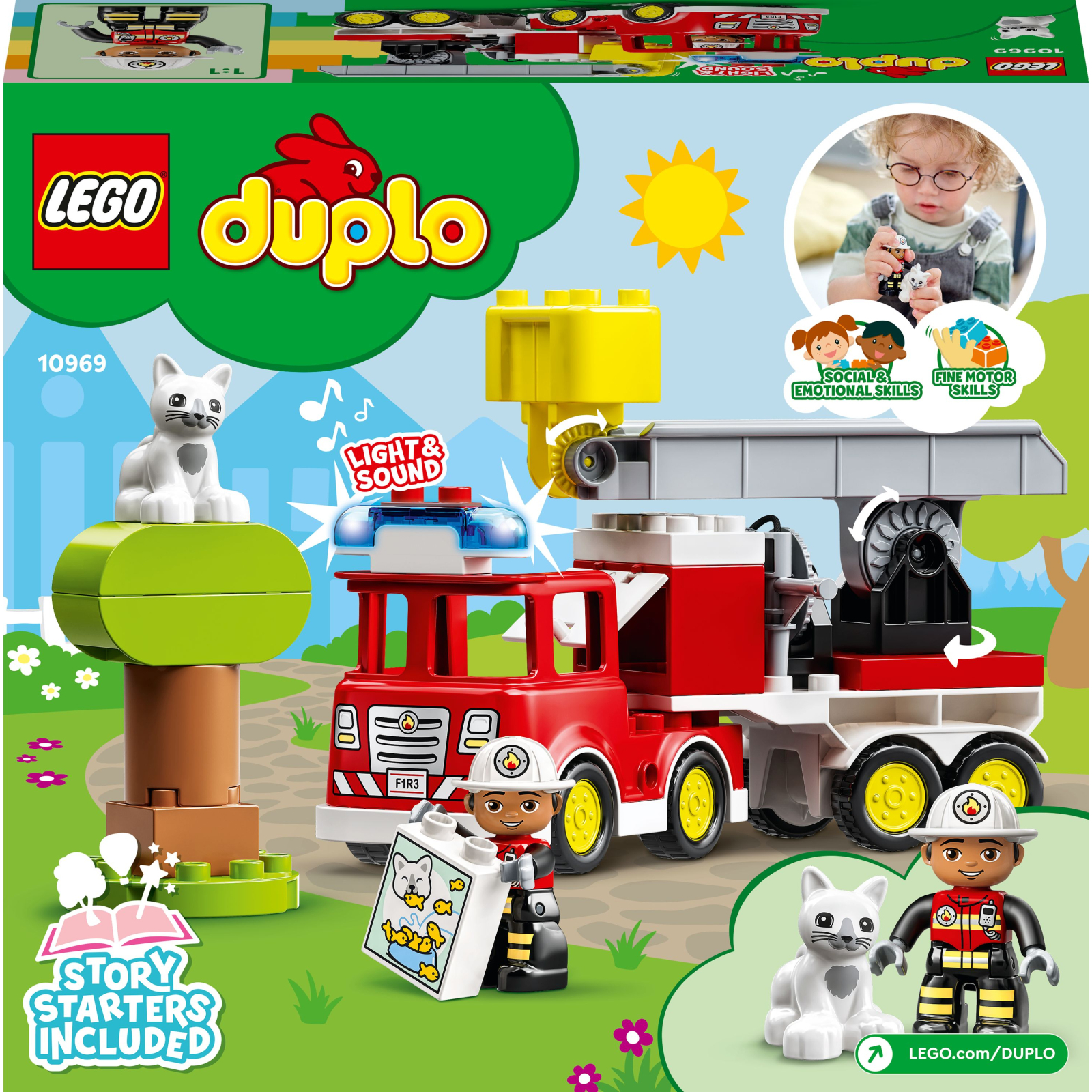 Конструктор LEGO DUPLO Town Пожарная машина 21 деталь (10969) изображение 10