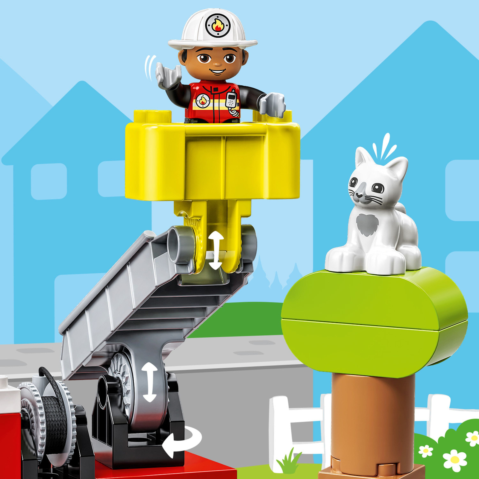 Конструктор LEGO DUPLO Town Пожарная машина 21 деталь (10969) изображение 7