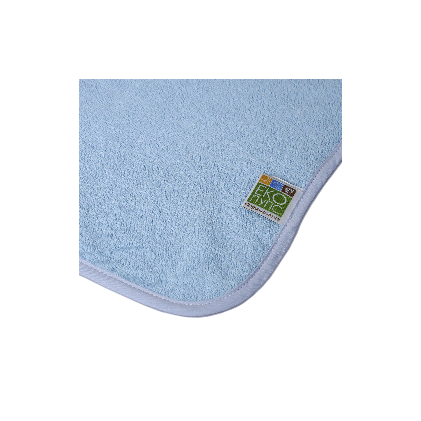 Пеленки для младенцев Еко Пупс Jersey Classic непромокаемая двухсторонняя 65 х 90 см синий (ПЕЛ-6590хбтрс) изображение 3