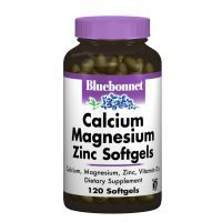 Витаминно-минеральный комплекс Bluebonnet Nutrition Кальций Магний + Цинк, 120 желатиновых капсул (BLB-00701)