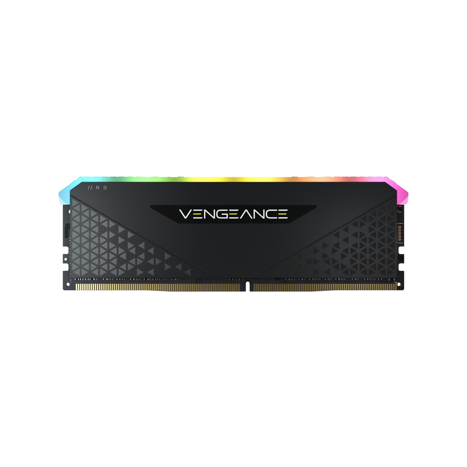 Модуль памяти для компьютера DDR4 16GB 3200 MHz Vengeance RGB RS Black Corsair (CMG16GX4M1E3200C16) изображение 3