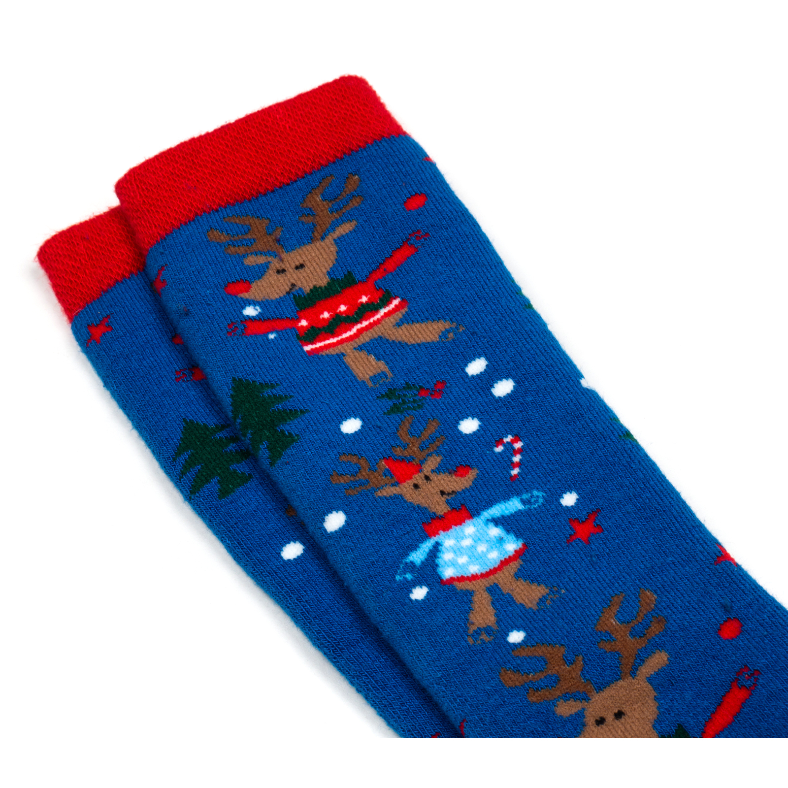 Шкарпетки дитячі BNM махрові новорічні (M1C0501-0035-7-blue) зображення 2