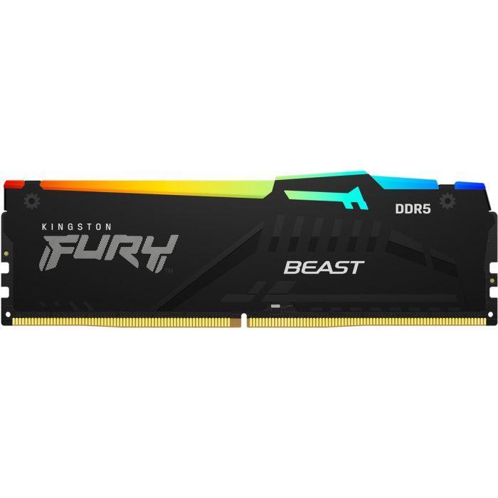 Модуль памяти для компьютера DDR5 64GB (2x32GB) 5600 MHz FURY Beast RGB Kingston Fury (ex.HyperX) (KF556C40BBAK2-64) изображение 4