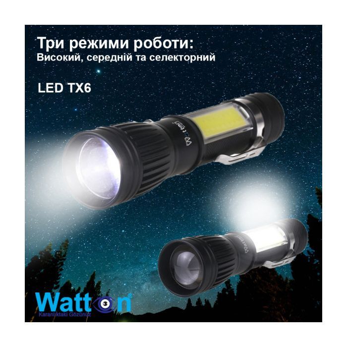 Фонарь Watton WT-028 изображение 2