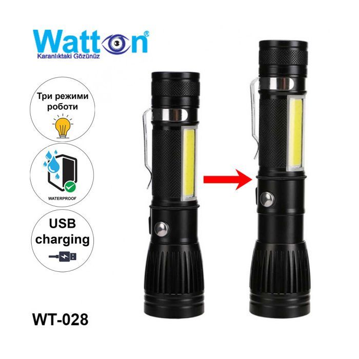 Фонарь Watton WT-028 изображение 3