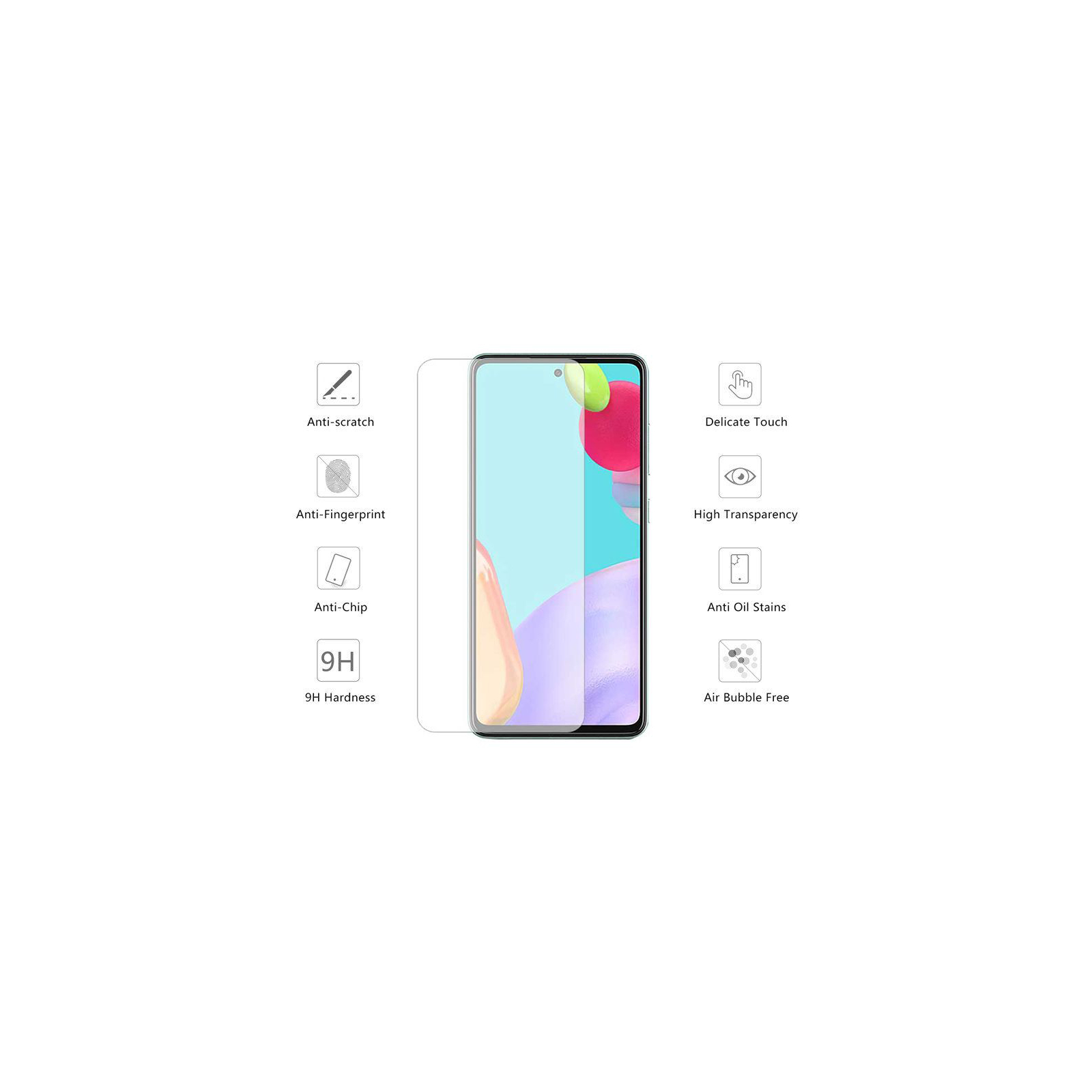 Скло захисне Drobak Samsung Galaxy A72 5G (464668) зображення 3