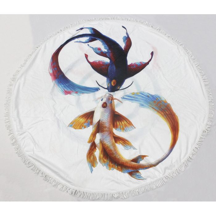 Полотенце MirSon пляжное №5071 Summer Time Fish 150x150 см (2200003947793) изображение 2